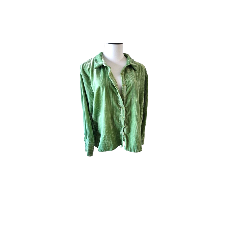 Green Long Sleeve Top
