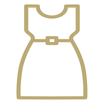 Girls clothing icon