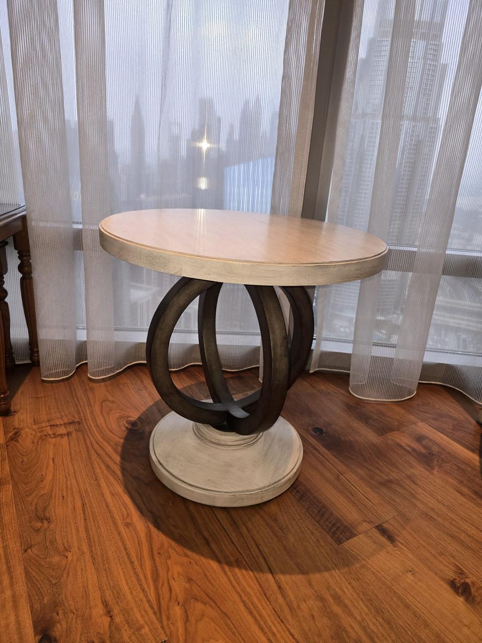 Lexington- 2 piece round side table