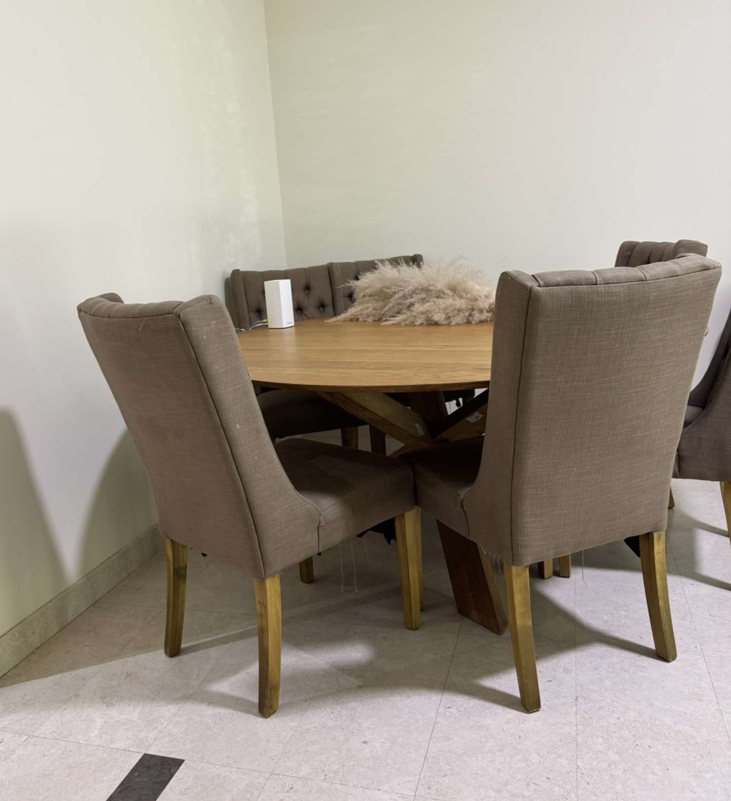 Crate and Barrel 6 seater dining table