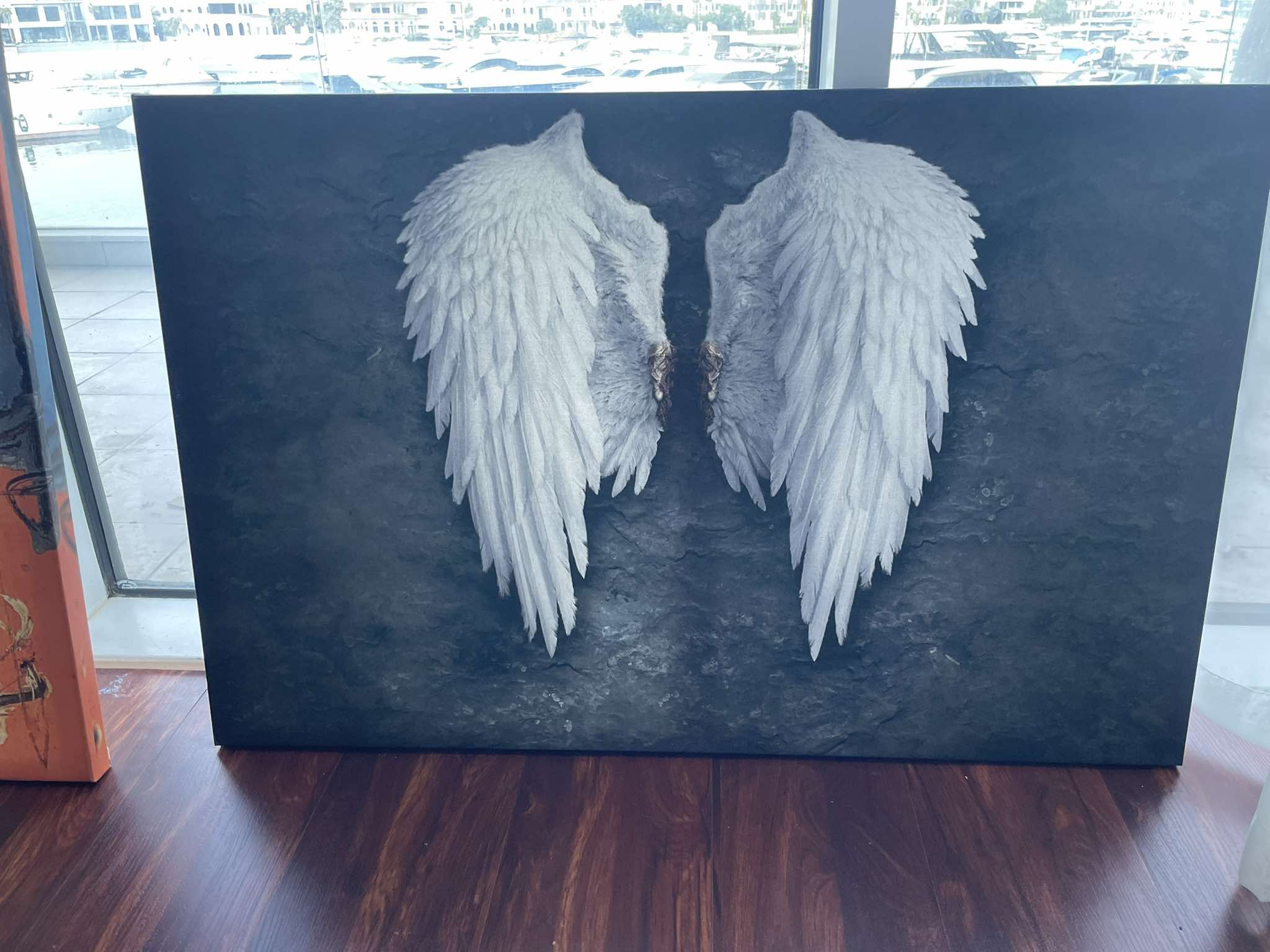 Fallen Angel with Broken Wings - 2-Piece Canvas Painting