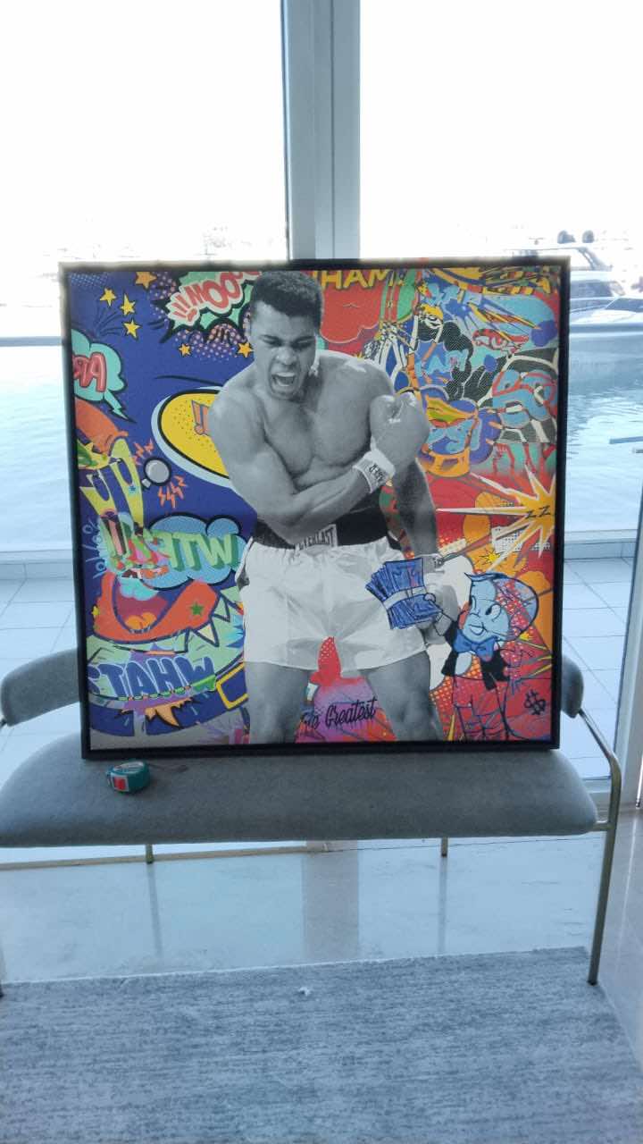 Muhammad Ali Canvas Painting