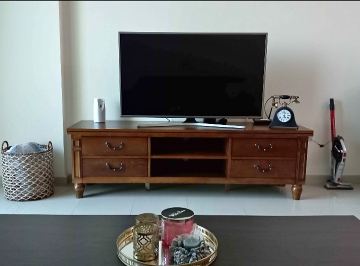 Home Center Myler Solid Wood TV Unit