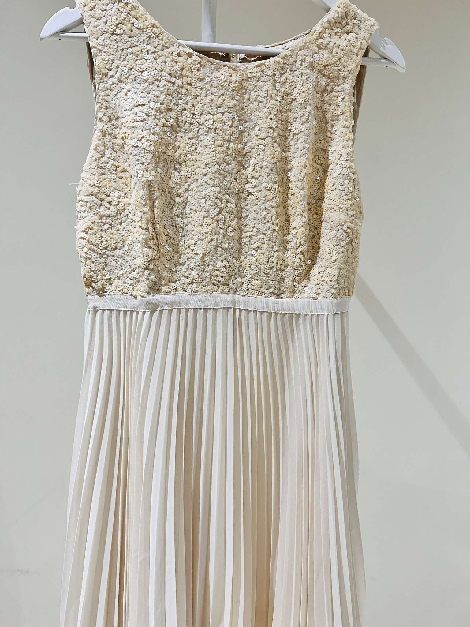 Coast- Pleated Skirt Sequin Dress