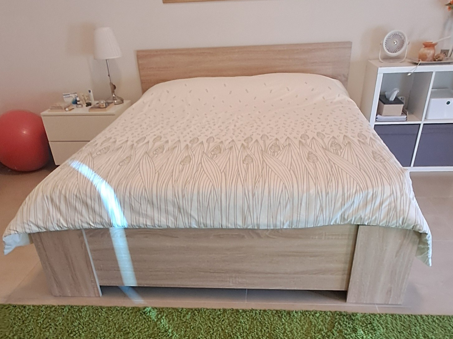 JYSK Queen Size Bed with drawer