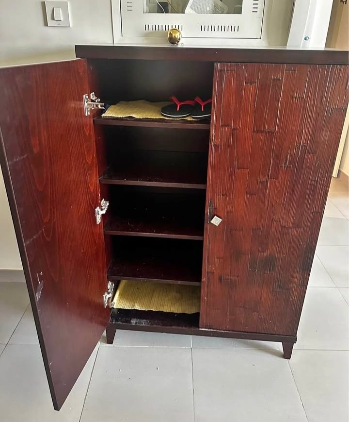 Solid Wood Shoe Cabinet