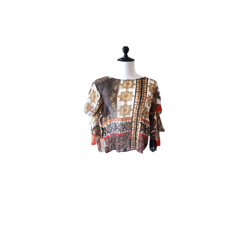 Womens Wavy Blouse