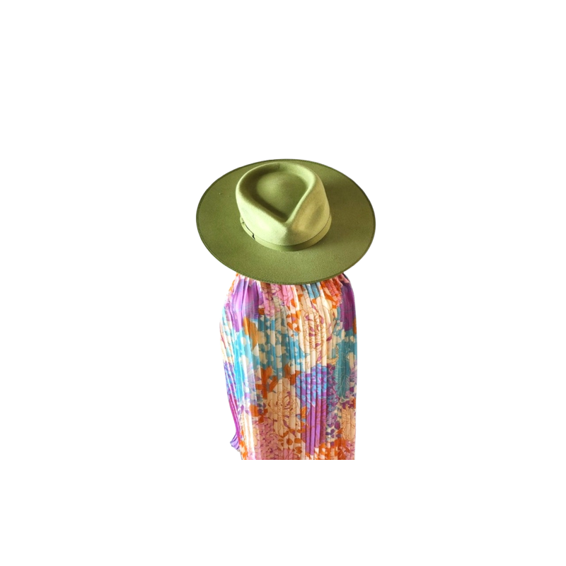 Ladies Green Hat