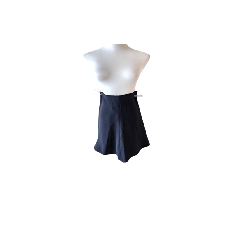 Black Satin Skirt