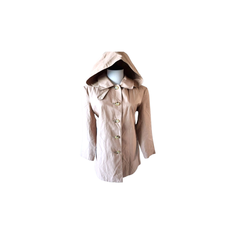 Trench Coat with Hood