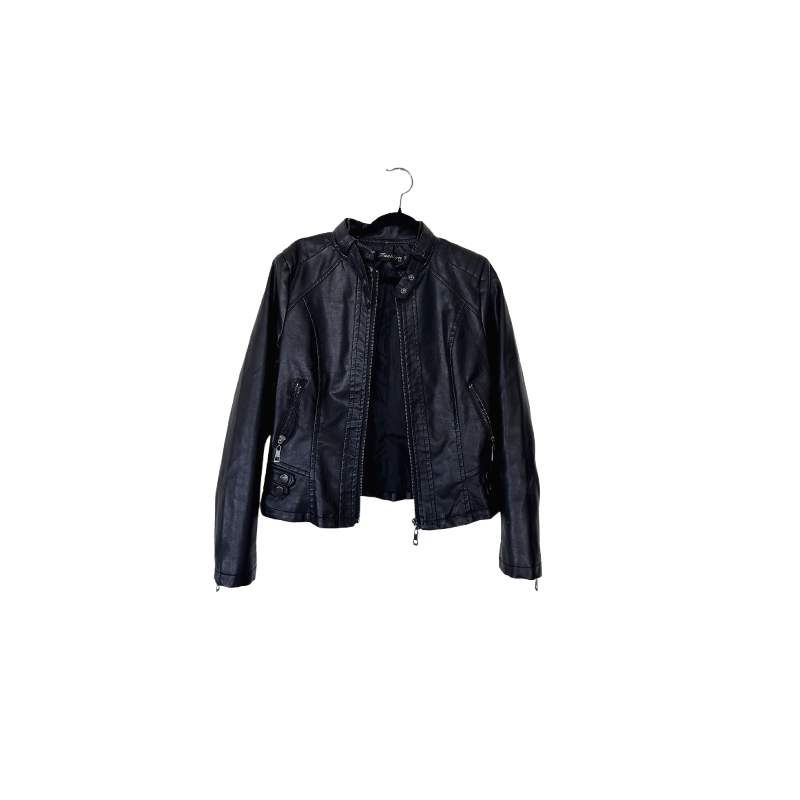Faux leather jacket size S/M