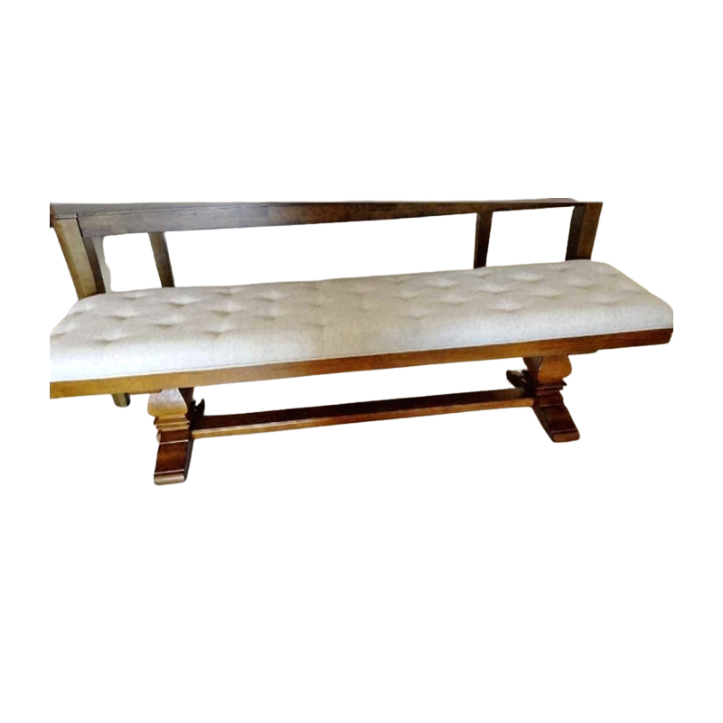 Home Center Henry Fabric Dining Bench