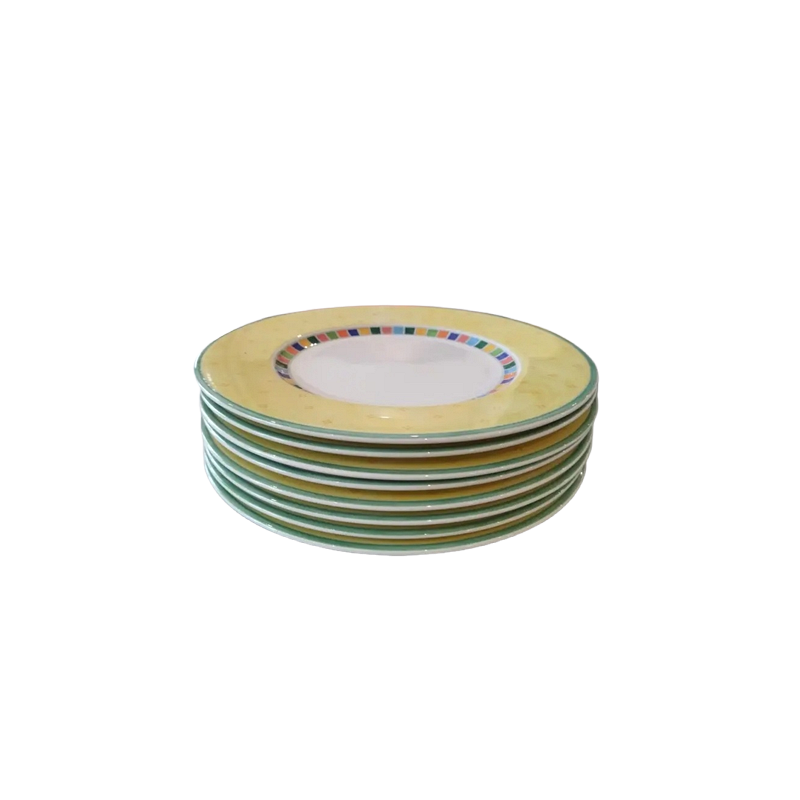 Villeroy & Boch - Round 28 cm Dinner Plate - 8 pcs Twist Alea Limone