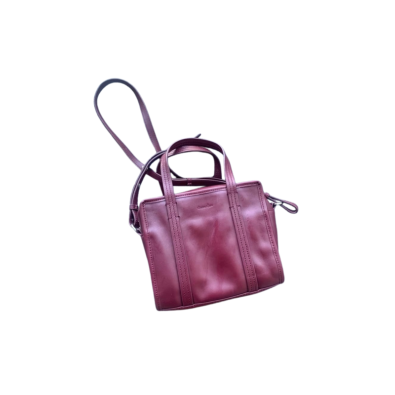 Steven Alan Leather Satchel Bag – Plum Color