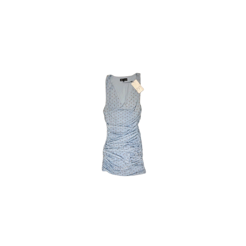 Zara Knee Length Polka Dot Dress