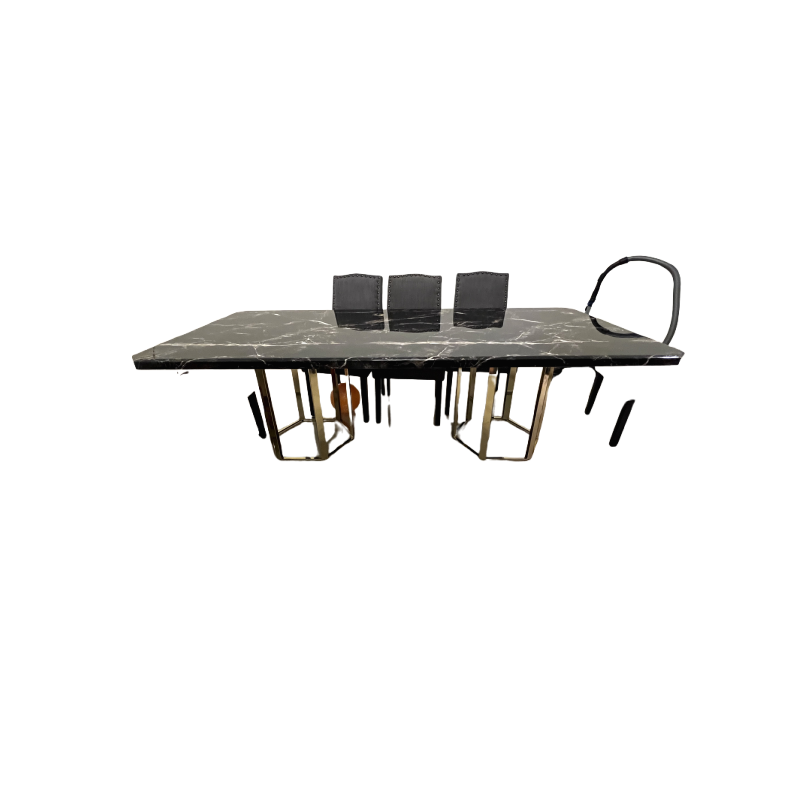 Pan Home Full Marble Dining Table