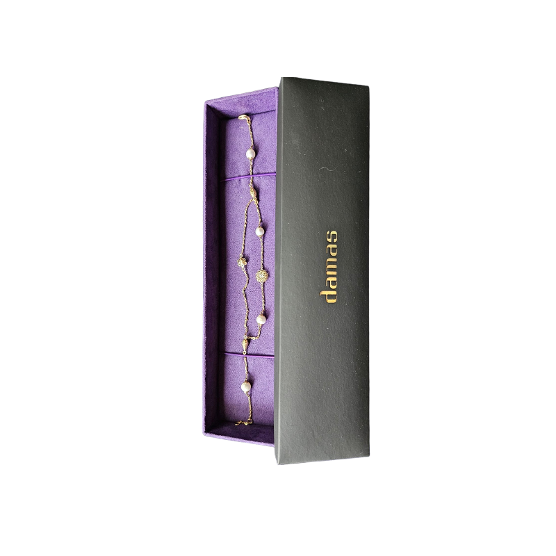 Damas 18k Gold and Pearl Bracelet