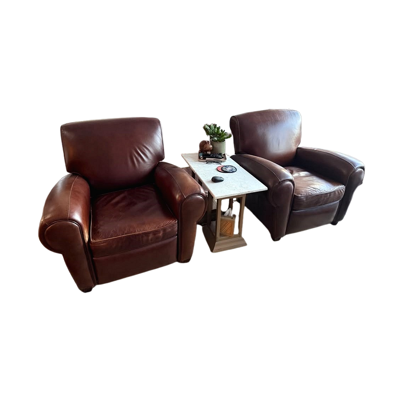 Pottery Barn Leather Recliners